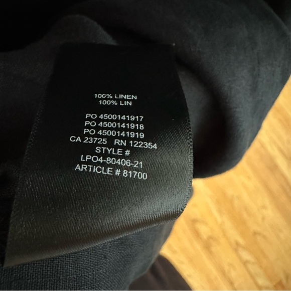 Aritzia Wilfred Eleta Linen Maxi Dress In Dark Night Navy Size S - Picture 7 of 10